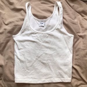 Aritzia TNA White Tank Top